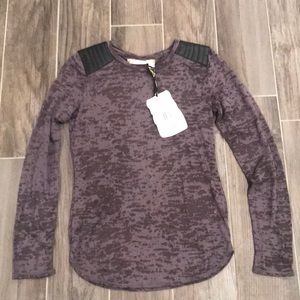 Chelsea & Violet LS Burnout T NWT